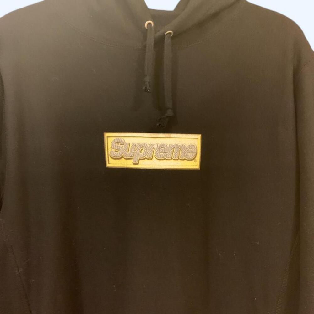 Rare Supreme 2013 Bling Box Logo Pullover Hoodie – Black